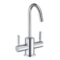Whitehaus Point Of Use Instant Hot/Cold Water Drinking Faucet W/ Gooseneck Swive WHFH-HC1010-C